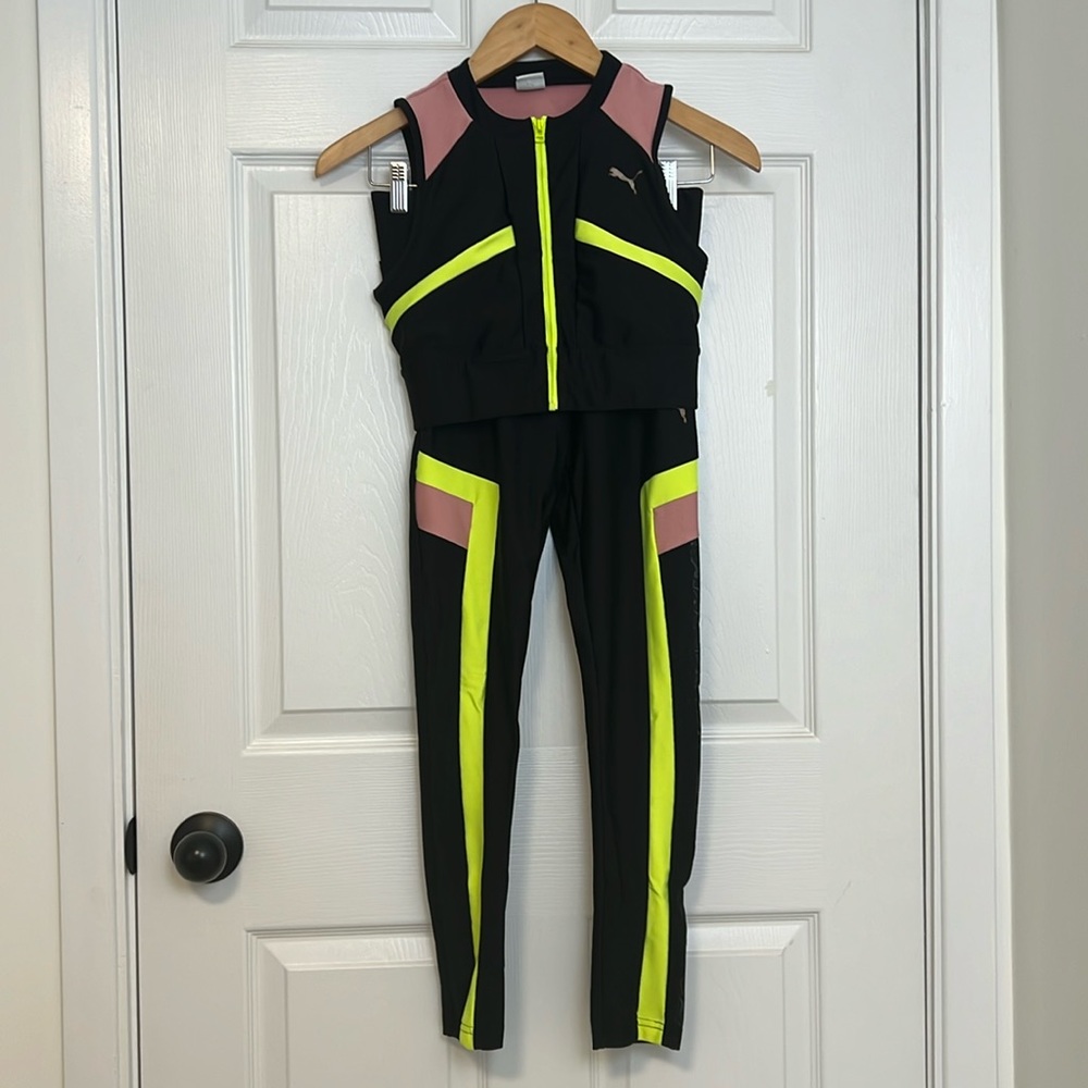 Puma Workout Set with Mesh Details